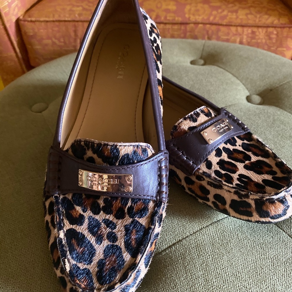 Coach Cheetah Loafers